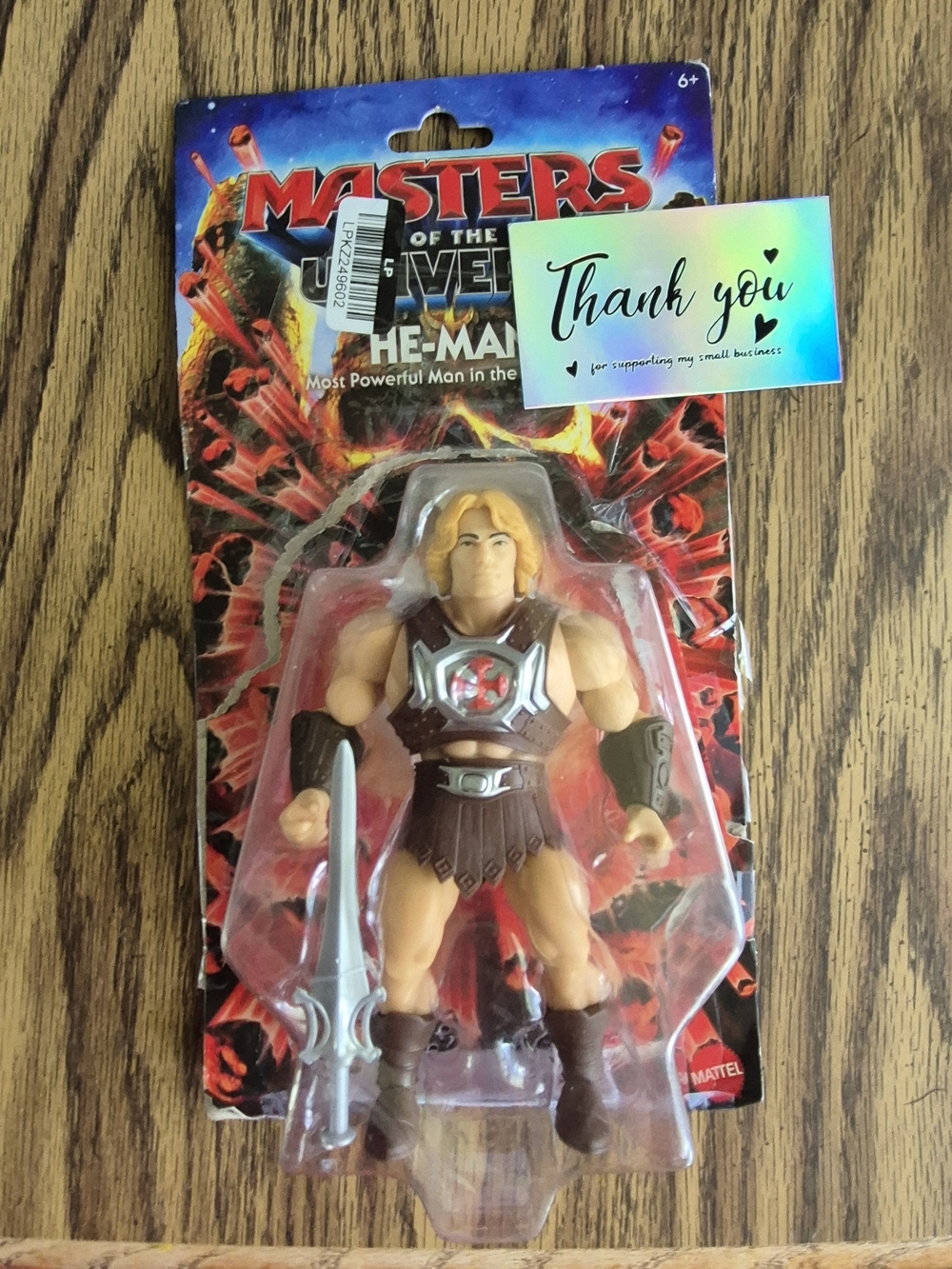 Masters of the Universe He-Man Figure - Blonde with Brown Armor